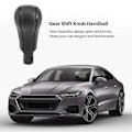 Miniatyrbilde 4 av 5: For Volvo S60 S80 V70 XC70 6-trinns PU-lær girspak med håndballdesign