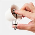 Miniatyrbillede 5 af 5: Keramik Glaze Værktøjer Fingertip Dip Glaze Clip Rustfrit Stål Glaze Clip DIY Tekop Keramik Farvning og Glasering Værktøj
