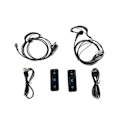 Pikkukuva 1 / 5: V1 Mini Walkie Talkie Käsikäyttöinen 2-suuntainen USB-lataus -C1 Uhf Walkie-Talkies