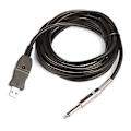 Miniatyrbild 1 av 4: Gitarr till PC USB inspelningskabel Adaptor Konverterare Anslutning Interface 6,5 mm