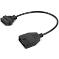 Miniatyrbild 3 av 5: OBD1 till OBD2 diagnostisk verktygsanslutningsadapterkabel för GM-fordon