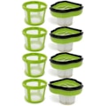 Miniatyrbild 2 av 5: 4-pack HEPA-filter + 4 kompatibla nätfilterramar, kompatibla med Bissell Pet Hair Eraser Handheld Vacuum_Newway_Newway