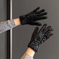 Miniatyrbilde 5 av 5: 1 Par Vinterhansker for Damer Vindtette Tykke Varme Fem Fingre Elastisk Mansjett Myk Slitesterk Anti-Skli Sykling Utendørs Hansker