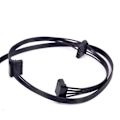 Miniatyrbilde 4 av 5: 2x 5-pin 1 til 3 Peripheral 4-pin Molex Ide/15-pin Sata 5p PSU Strømforsyningskabel For V550 V650 V700