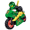 Miniatyrbild 4 av 4: 8 st Minifigurer Mini Figurer Ninjago Motorcykel Set Klossar Ninja Leksak.