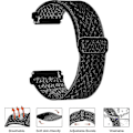 Miniatyrbild 4 av 5: 4-pack Justerbara Elastiska Band Kompatibla med Fitbit Versa 2 / Versa / Versa Lite, Mjuka Loop Nylontyg Andningsbara Elastiska Ersättningsband för V