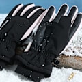 Miniatyrbilde 5 av 5: 1 Par Vinterhansker Hudvennlige Vanntett Bomulls Unisex Sports Sykling Varme Hansker for Kvinner