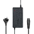 Miniatyrbillede 1 af 5: 54,6V 2A Elektrisk Scooter Strømplader Li-ion Batterilader 3-polet Inline Stik Hurtigopladningsadapter til Kugoo M4 Elektrisk Scooter