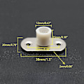 Miniatyrbilde 2 av 5: 4 stk Skyvedørs Nylon Guidehjul Gulvguide Rulle