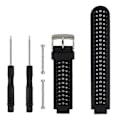 Miniatyrbillede 1 af 3: Garmin Forerunner 230 / 235 / 620 / 630 / 735xt To-farvet Silikon Sportsrem Sort 1 Stk