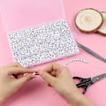 Miniatyrbillede 4 af 5: 1200 stk Bogstavperler Sorterede Alfabetiske Perler Hvide Bogstavperle Sæt Runde Bogstavperler Til Smykkefremstilling