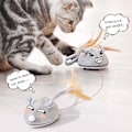 Miniatyrbild 3 av 5: Rörlig Musleksak för Katt USB-Laddning Lek-Fånga Råttor för Inomhus Katter