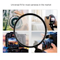Miniatyrbillede 2 af 5: VBESTLIFE Universal Ultra Slim UV Filter Linsebeskyttende filtre til DSLR-kameraer 67mm NO.9845