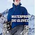 Miniatyrbild 5 av 5: Vattentäta skidhandskar för män och kvinnor, varma vinterhandskar för snowboard