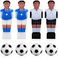 Miniatyrbillede 1 af 2: 4 stk Fodboldspil-udskiftningsspiller Tabletop Fodboldspillere Fodboldfigurer Med Fodboldbordbolde EVH