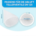 Miniatyrbillede 5 af 5: 10 stk. Keglefilter til badeværelsesventilation G4 Filter, Udstødningsfilter til ventilationssystem Zehnder, Helios, Maico, Pluggit - Udstødningsluftfilter Se