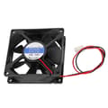 Miniatyrbillede 5 af 5: CPU 80mm Stille 3-bens stik Sort ABS Nem installation PC køleventilator til computerkabinet