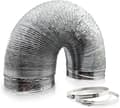 150 mm aluminiumventilationsrör för köksfläkt, rörfläkt (5 meter lång)
