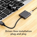Pikkukuva 4 / 5: USB-äänisovitin Ulkoinen äänikortti PC:lle ja kannettavalle USB-mikrofonisovitin 3,5 mm:lle kuulokekaiuttimelle