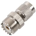 TNC hane till PL259 UHF hona adapterkontakt, silver