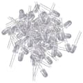 100 stk 5mm Varmt Hvite LED-Diodelys DC 3V 20mA Pære Elektroniske Komponenter Lysdioder