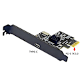 Pikkukuva 5 / 5: Työpöydän päivitykset PCIE X1 - USB3.2 Gen2 Type C -laajennuskortti 10 Gbps:n tiedonsiirrolla ASM3142-sirun työpöytäsovitin