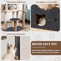 Miniatyrbilde 4 av 5: Selvklebende klorepute for katter - Vegg- og sofaprotektor, sofaklobrett, katteklorematter, hjørne mørkegrå 40cmx200cm