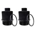 2-pack 190030 dräneringsplugg för Pentair Clean & Clear Plus, poolavloppsplugg med O-ring, ersättning för dräneringslock