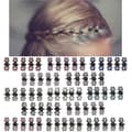 60 Mini Hårspenner Sklisikkert grep Klyper Blandede Farger Blomster Hårtilbehør