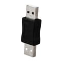 SODIAL(R) USB A hann til hann koblingsadapter svart