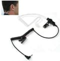 3,5 mm polis lyssna endast akustisk slang öronmussla headset för Motorola högtalarmikrofon
