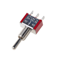 Miniatyrbild 4 av 5: MTS-103 3-polig elektrisk vippströmbrytare ON-Off-ON 3-läges SPDT-brytare för bilbåt instrumentbräda AC250V 2A 120V 5A Röd