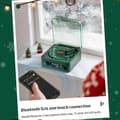 Pikkukuva 5 / 5: The Waves Bluetooth-vinyylisoitin, vintage-levysoitin Bluetooth-kaiutin