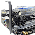 Pikkukuva 2 / 5: Työpöydän päivitykset PCIE X1 - USB3.2 Gen2 Type C -laajennuskortti 10 Gbps:n tiedonsiirrolla ASM3142-sirun työpöytäsovitin