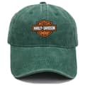 Harley Davidson Motorsykkel Racing Caps Green