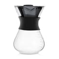 Miniatyrbillede 2 af 5: Manuel pour-over kaffemaskine, glaskrop, rustfrit stålfilter.