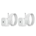 2-pack - iPhone Laddare Adapter + Datakabel 20W USB-C Snabbladdare