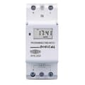 Din Rail 2-tråds veckovis 7 programmerbar digital tidsbrytare relätimerkontroll tidsrelä AC 220V 3