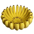 Bananformad fruktskål för köket, unik iögonfallande bananformad design, modern minimalistisk köksö 100mm