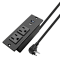 Pikkukuva 1 / 5: Piilotetut pistorasiat 2 pistorasialla USB C PD20W QC18W pikalataus, sopii saumattomaan työpöydän kaapin asennukseen