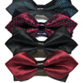 Miniatyrbillede 1 af 4: 10 mænds butterfly slips med spids læder butterfly slips polyester butterfly slips (tilfældig