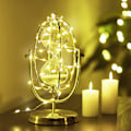 Miniatyrbillede 3 af 7: Batteridrevne Fe-lys, [2 pakker] 5M 50 LED Vandtætte Strimler