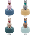 Miniatyrbilde 3 av 5: (Gul) Kattformet Mekanisk Kjøkken Timer