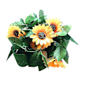 Miniatyrbild 4 av 5: Led Solros String Lights, Konstgjord Solros Garland Wit DXGHC