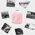 Miniatyrbillede 5 af 5: （Sort）Bærbar Fotoprinter Mini BT Trådløs Lommeprinter til