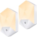 Miniatyrbild 1 av 5: 2-pack LED-nattlampor för barn med skymningssensor, automatisk PÅ/AV
