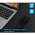 Miniatyrbilde 3 av 3: Laderbar Bluetooth-mus Ultra tynn bærbar mus for Mac la