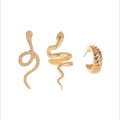 Miniatyrbilde 1 av 5: Øre-klips for kvinner, gull, uten piercing, brusk-klips, Boh