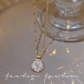 Miniatyrbild 3 av 5: Korea Dongdaemun Blomstercirkel Halsband Mode Charm Krage Chai