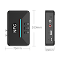 Miniatyrbillede 3 af 6: NFC5.0 Bluetooth-modtager 3,5 mm Bluetooth-lydmodtager computer